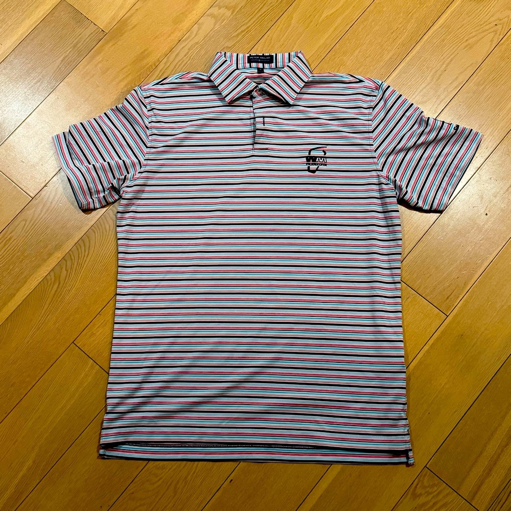 Peter Millar Waste Management Golf Tournament Striped Polo - M